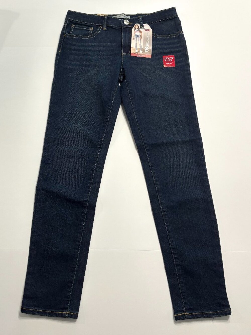 NWT Levi's Girls 710 Super Skinny Stretch Jeans Size 14